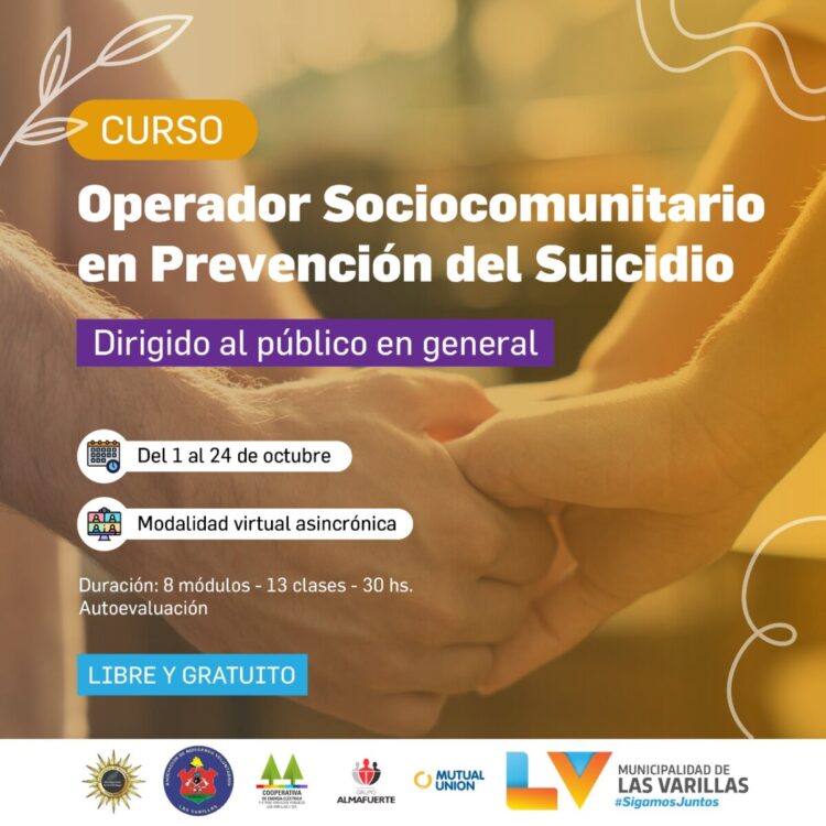 Día Mundial para la Prevención del Suicidio: presentaron dos cursos de capacitación