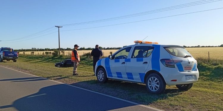 Accidente de tránsito en cercanías de Sacanta