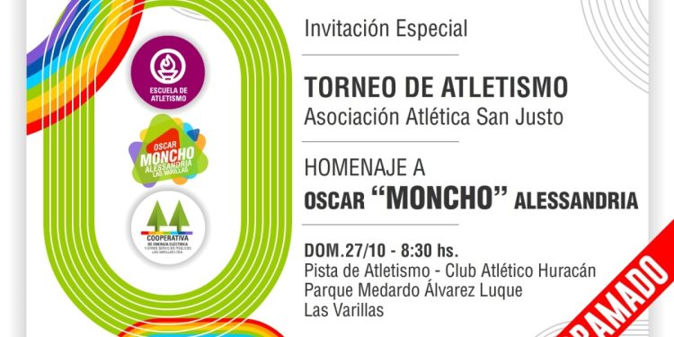 Postergaron el torneo de atletismo en homenaje a Oscar Alessandria