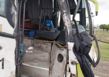 San Bartolomé: choque en el ingreso sur de la localidad