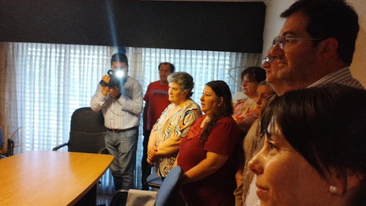 La sala de redacción de la radio lleva el nombre de Luis Ansaldi