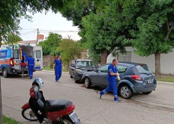 Dos autos chocaron en Maipú y 9 de Julio