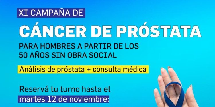 Anunciaron la XI Campaña de Prevención de Cáncer de Próstata