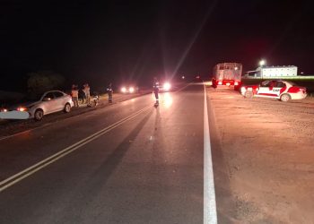Choque en la Ruta 13 en la salida hacia El Arañado