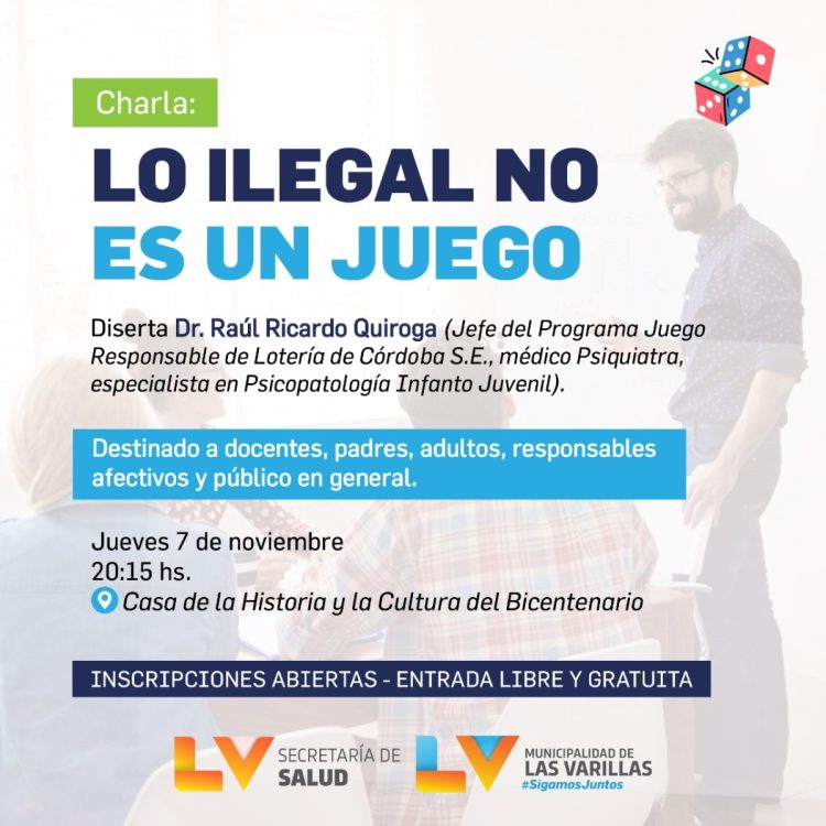 La municipalidad organiza charlas informativas sobre juego responsable