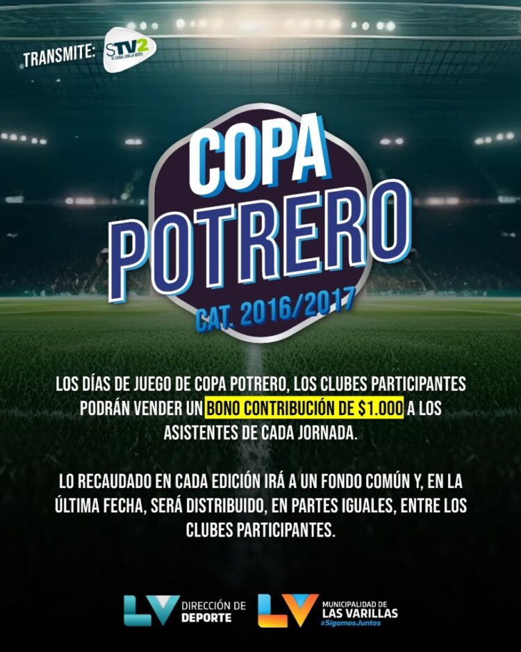 Presentaron la Copa Potrero y la Liga Municipal de Fútbol
