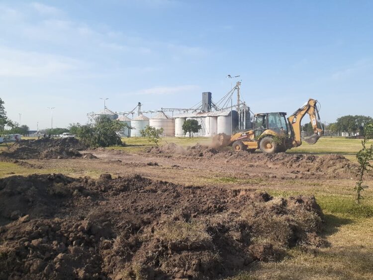 Universidad Provincial: iniciaron los trabajos en el ex predio del ferrocarril