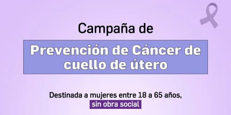 Lanzaron la campaña de prevención de cáncer de cuello de útero