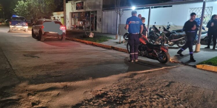 Accidente de tránsito en Mitre y Maipú