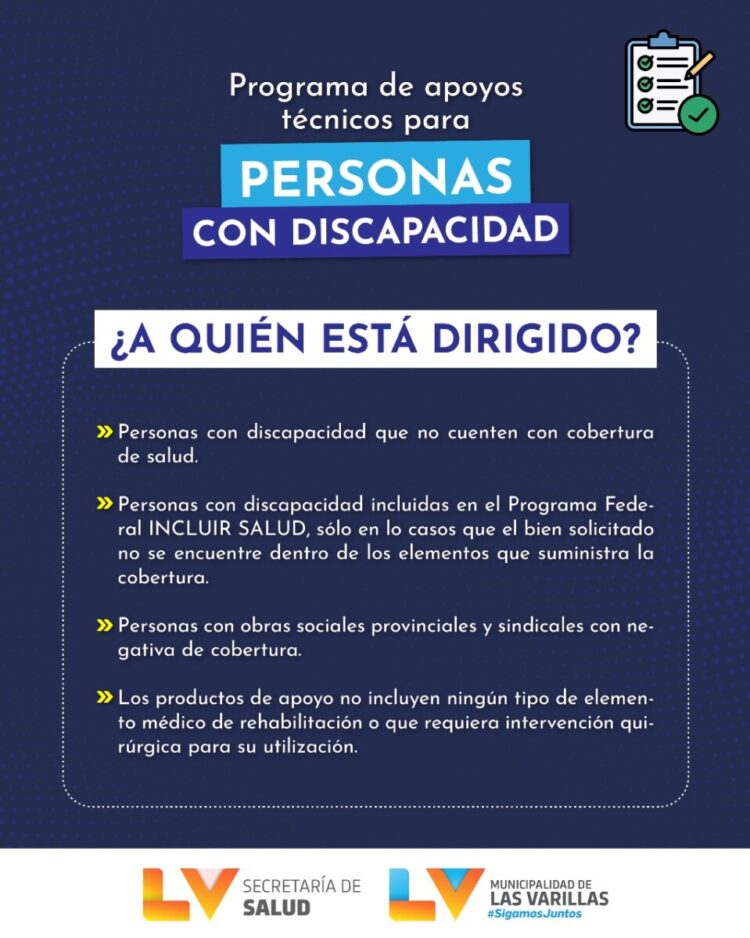 Programas de apoyo para personas con discapacidad