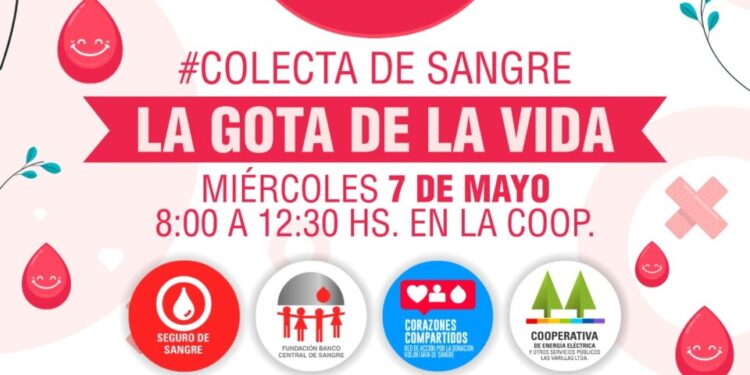 La Cooperativa realizará una nueva colecta de sangre
