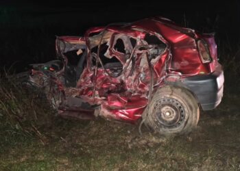 Accidente con dos víctimas fatales en la Ruta Nacional 158