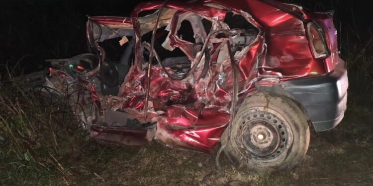 Accidente con dos víctimas fatales en la Ruta Nacional 158