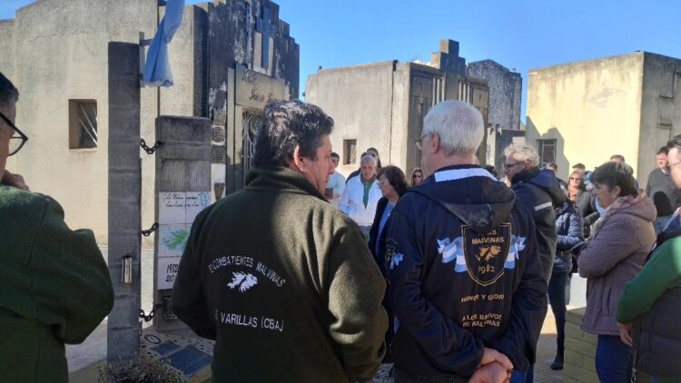 Homenajearon al excombatiente Jorge Daniel Ludueña