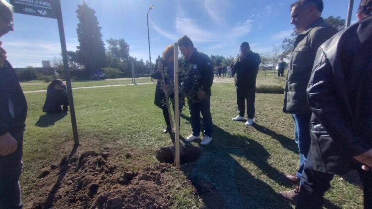 Homenajearon al excombatiente Jorge Daniel Ludueña