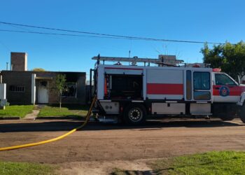 Incendio de vivienda en calle Lupi de Las Varillas