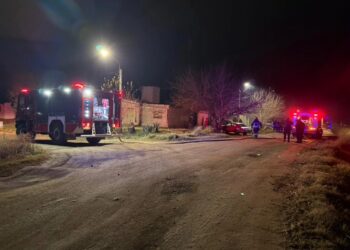 Incendio en una vivienda de la localidad de Las Varas