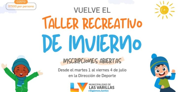 Vacaciones de julio: Presentaron el Taller Recreativo de Invierno