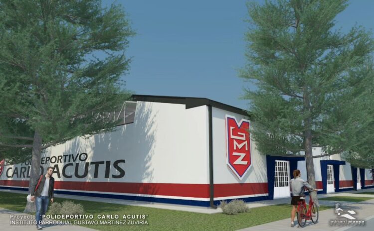 Así será el polideportivo del Instituto Gustavo Martínez Zuviria