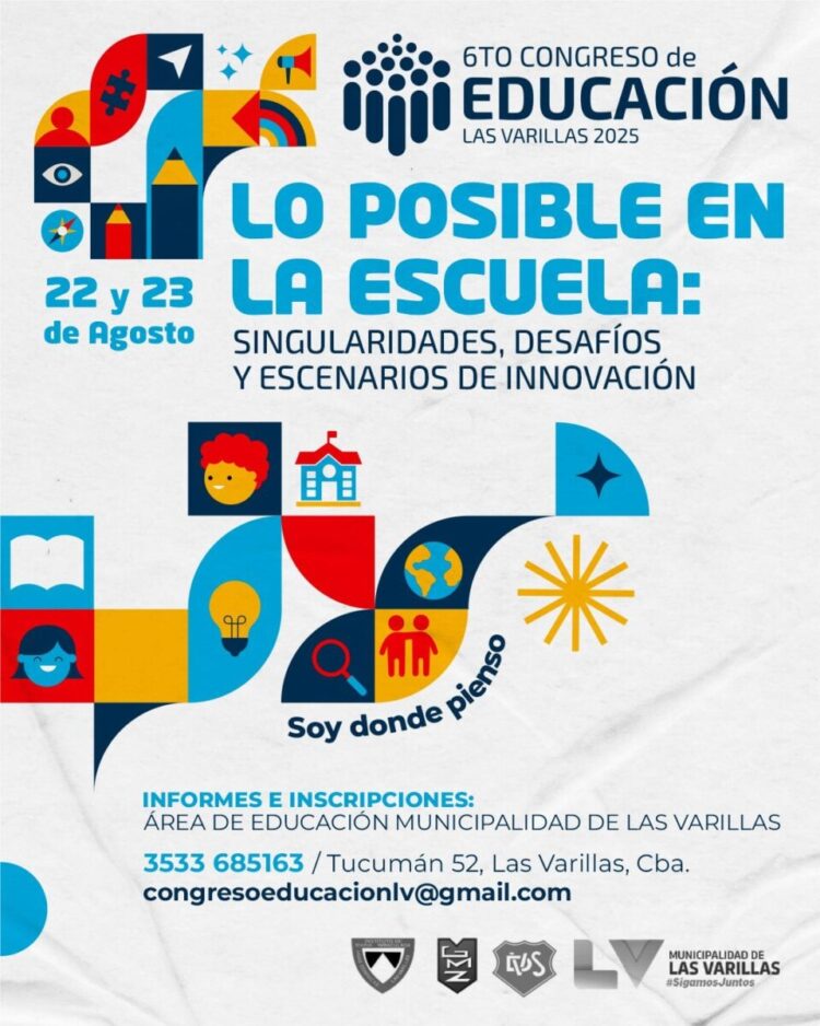 Presentaron el Congreso de Educación de Las Varillas