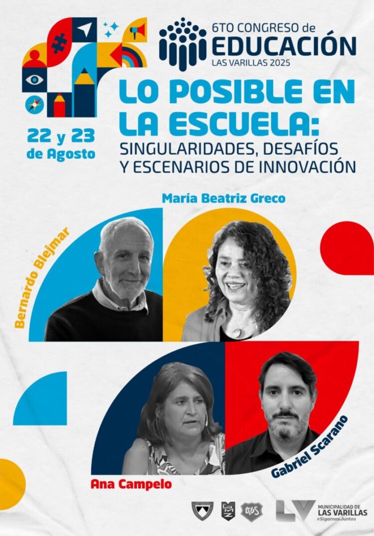 Presentaron el Congreso de Educación de Las Varillas