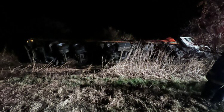 Ruta 158: Choque de camiones en cercanías a Las Varas