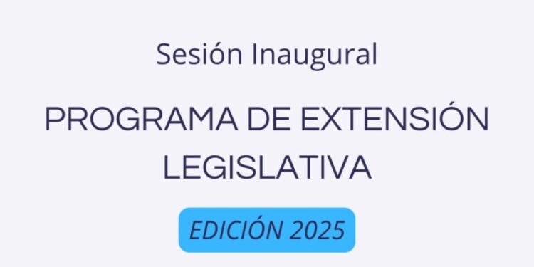 El Programa de extensión legislativa tendrá su primera sesión el próximo lunes