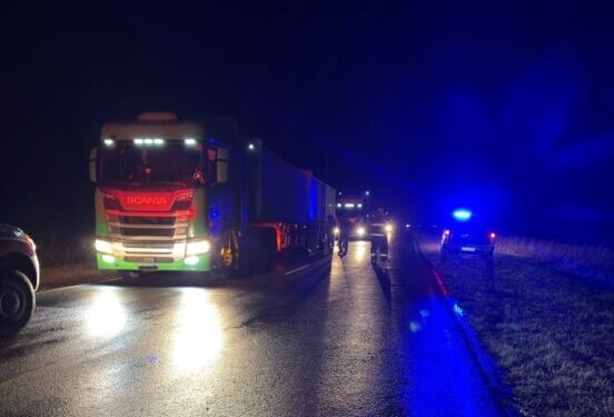 Camión reventó neumáticos cerca de Alicia