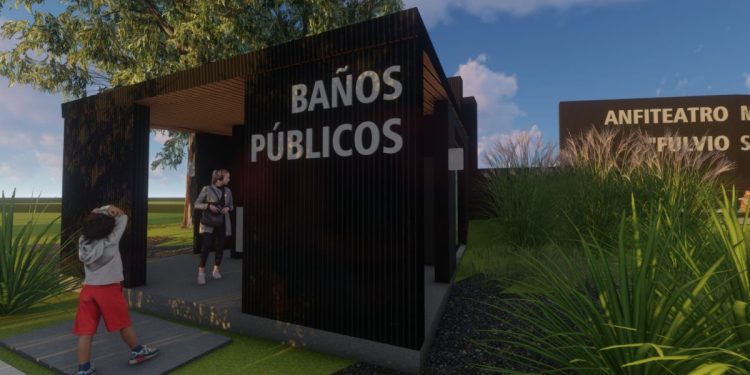Baños en el centro cívico