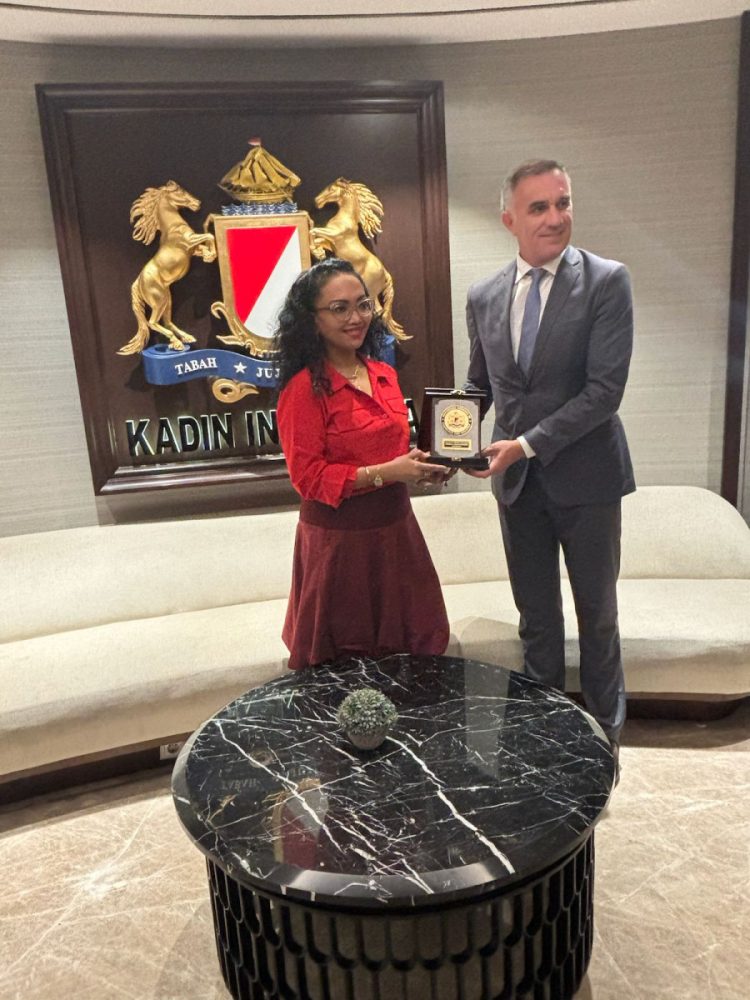 El intendente Mauro Daniele se reúne con la cúpula de Kadin, la Cámara de Comercio e Industria más importante de Indonesia