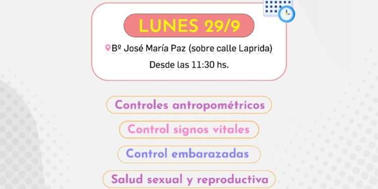 Las “Rondas Sanitarias” municipales llegan a calle Laprida