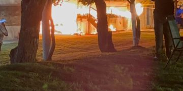 Incendio en el Predio de Doma de Tito Saluzzo