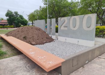 Municipio tapa las fuentes de la Plazoleta del Bicentenario