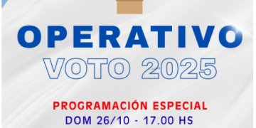 Resultado de las elecciones en Las Varillas del operativo Voto 2025 de FM Identidad