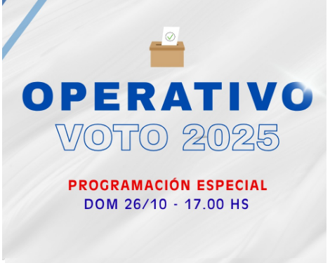 Resultado de las elecciones en Las Varillas del operativo Voto 2025 de FM Identidad