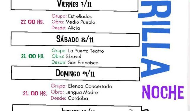 Continúa el teatro en Las Varillas