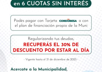 Municipalidad recuerda vigencia de plan de regularización de deudas tributarias: hay 6 cuotas sin intereses