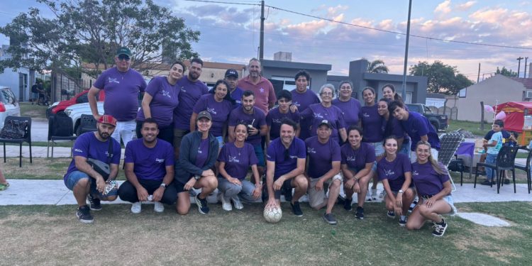 Integrantes de LLA Las Varillas se mostraron muy conformes con el evento navideño del domingo