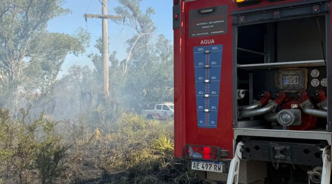 Se reinició incendio en zona rural, camino a San Bartolomé