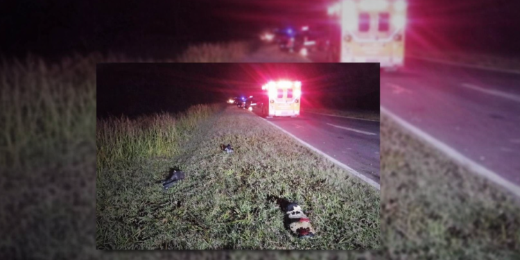 Dos motociclistas heridos tras accidente en Ruta 158