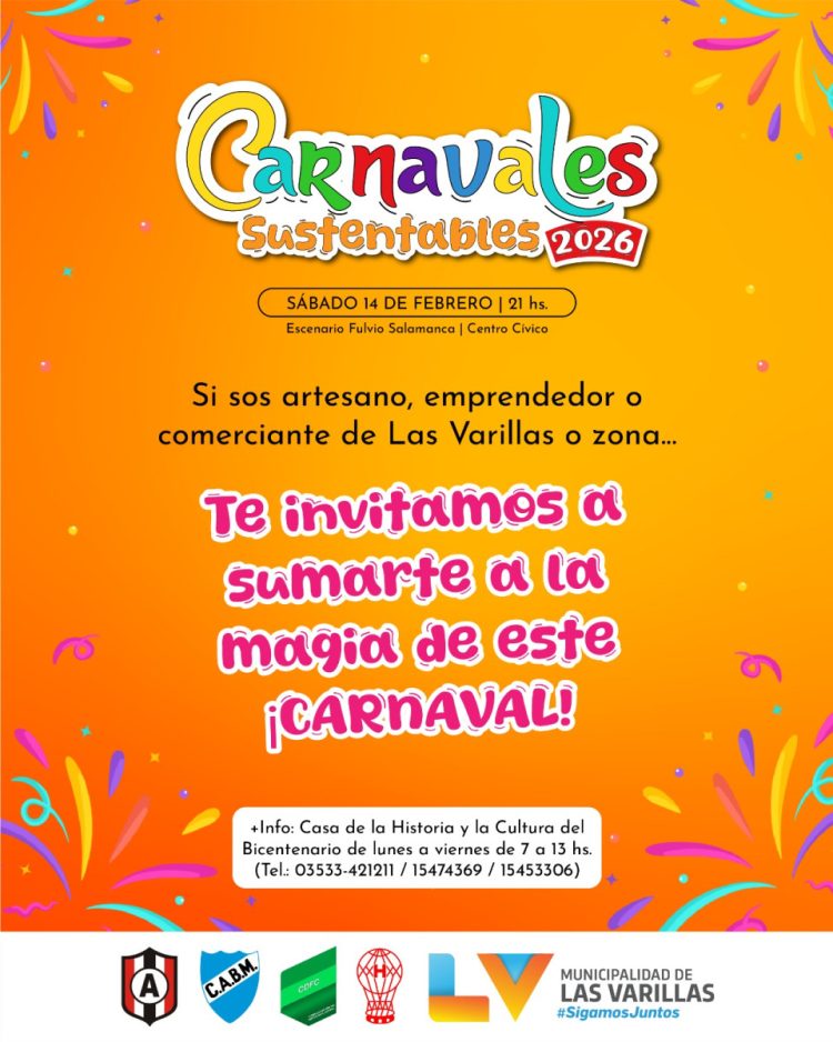 Los Carnavales Sustentables 2026 ya tienen fecha y artistas confirmados
