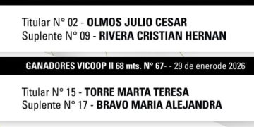 Adjudicaron dos casas de los planes Vicoop