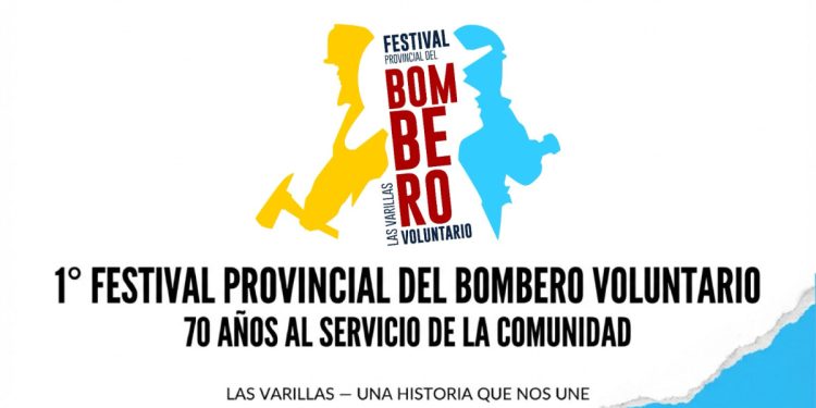 Celebrarán en Las Varillas el Festival Provincial del Bombero Voluntario