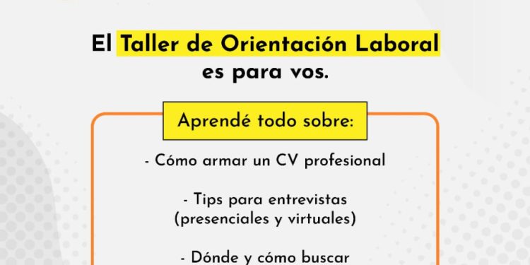 Abrieron inscripciones para el Taller de Orientación Laboral
