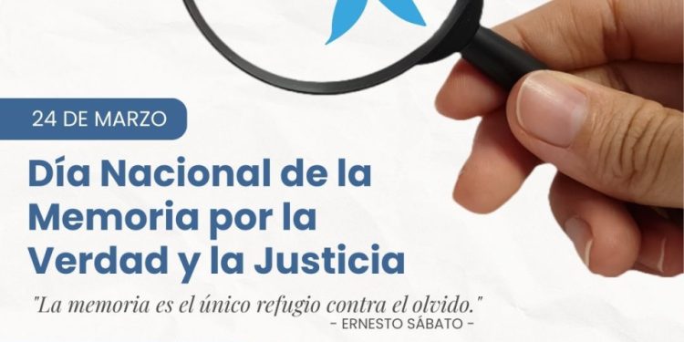 Invitan al acto por el Día de la Memoria