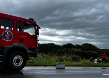 Auto se despistó en Ruta 158: no hubo heridos ni se produjeron daños