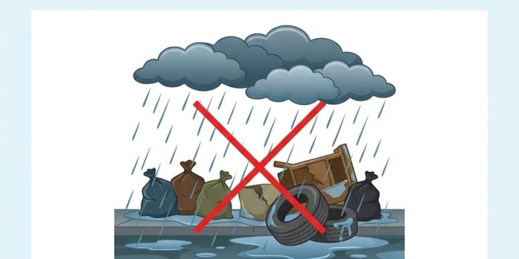 Alerta por lluvias: piden no sacar residuos pesados hasta la próxima semana