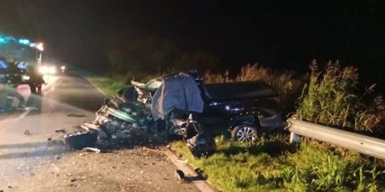 Dos muertos por accidente en ruta 158, cerca de La Playosa