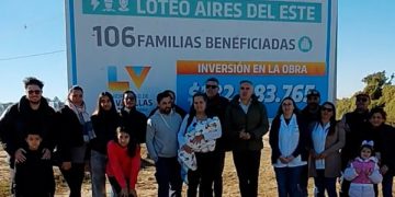 Finalizaron obra de red eléctrica y fibra óptica en barrio Aires del Este