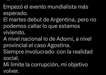 “Mi objetivo volver”: el sugestivo mensaje de Daniel Chiocarello en redes